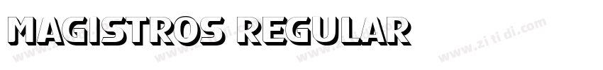 Magistros Regular字体转换